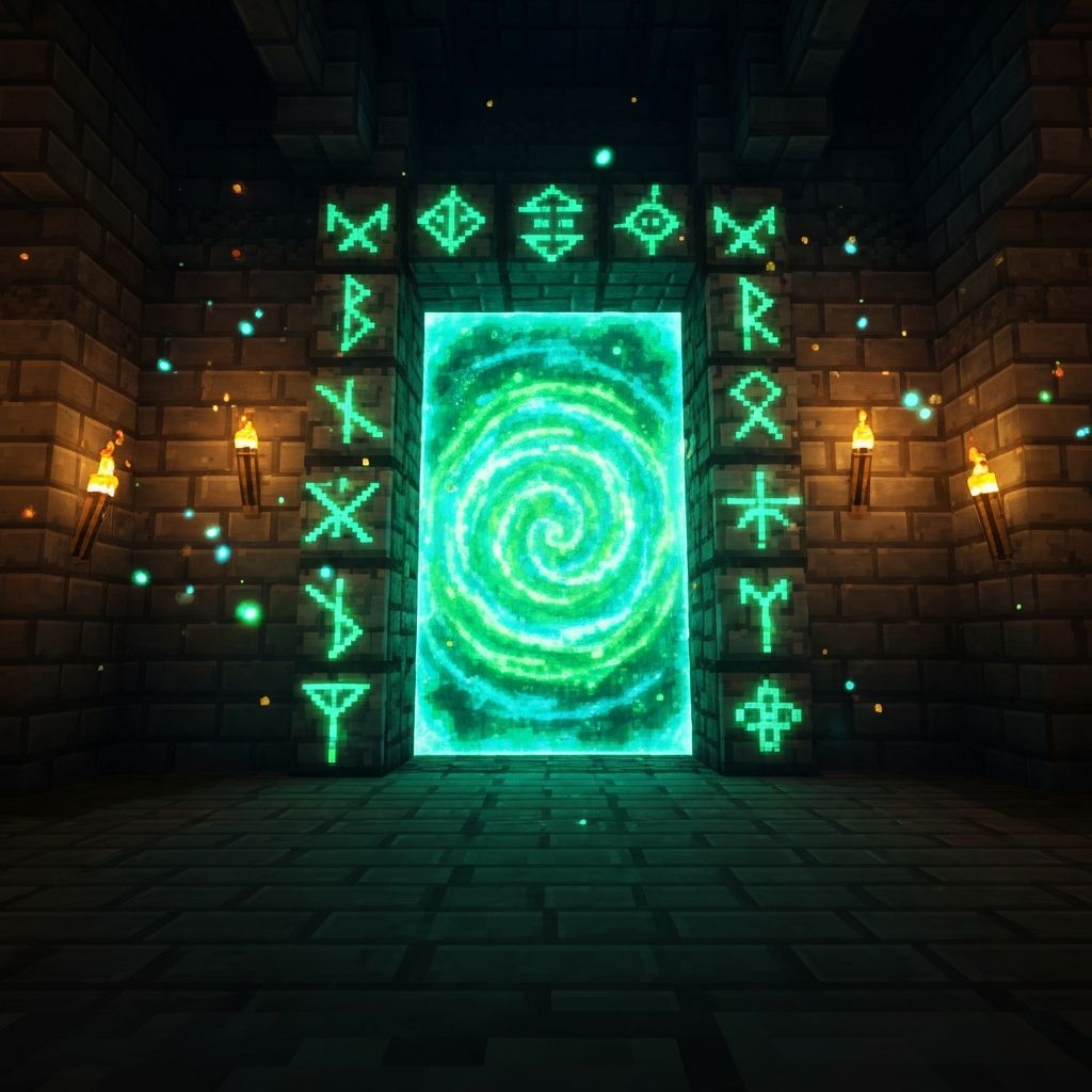 Mine Dungeon Craft Dimensions magic portal